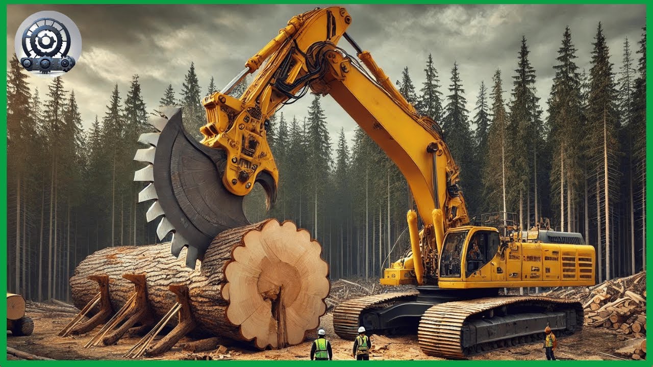 Extreme Dangerous Fastest Big Chainsaw Cutting Tree Machines - YouTube