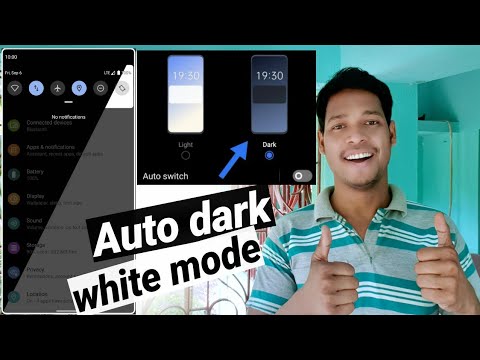 automatic dark mode night mode white mode day mode Project in sketchware #androidappdeveloper