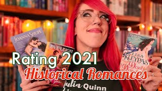 Rating 2021 Historical Romance Releases (27 books)