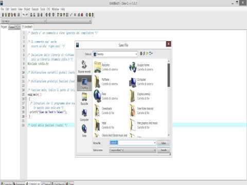 Compilare con DevCpp