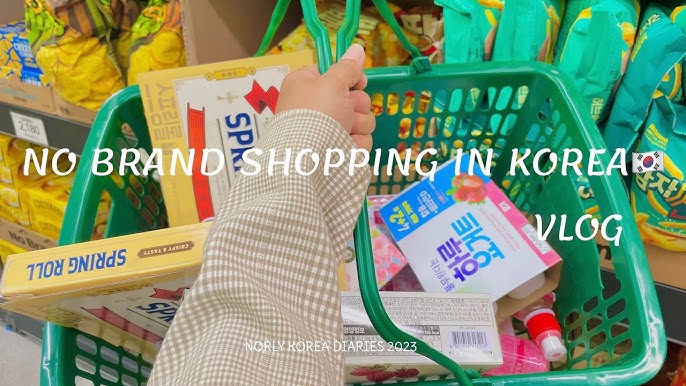 NO BRAND KOREA TOUR 🛒🇰🇷 No Brand Burger 🍔🍟 Korean Grocery