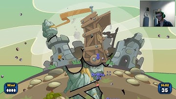 CHEATING BASTARD | Worms Reloaded w/ Gamer IV