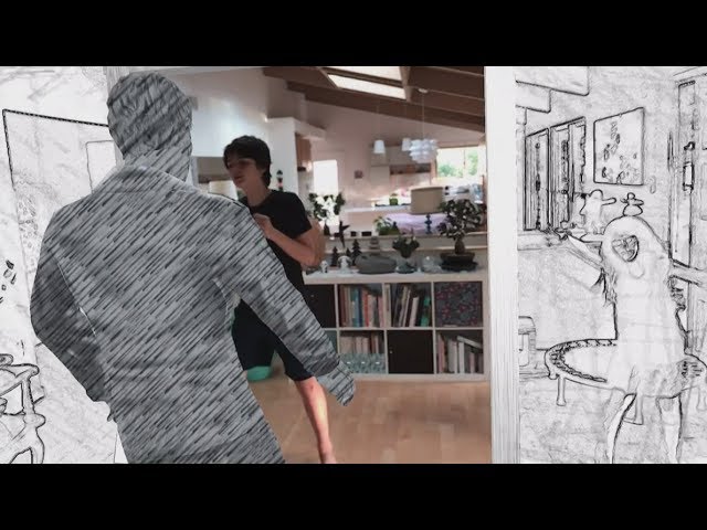 #Видео: невероятное использование ARKit на iPhone.. Фото.