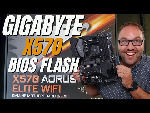 How to Flash the BIOS on Gigabyte X570 Aorus Elite WiFi Motherboard with Q-Flash Plus