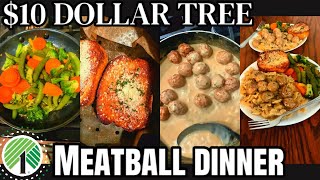 $10 Dollar Tree Meatballs Dinner for two you won’t believe 😳🍛🍽️￼￼