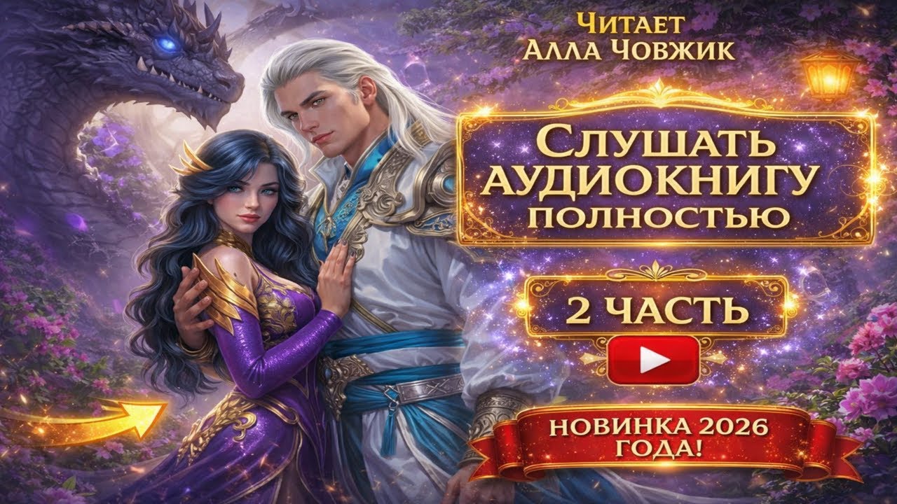 🌸 Аудиокнига Любовное Фэнтези 🌸 2 ЧАСТЬ 🌸 Читает Алла Човжик🌸 Слушать Полностью 🌸