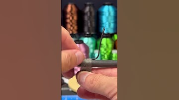 No music, just the sounds of wrapping a rod with gold accented air carbon mesh #fishing #rodbuilding