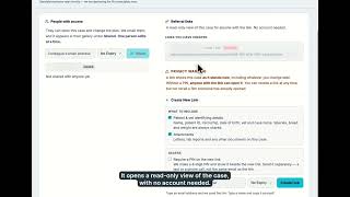 Details Share a case – Librevet tutorial Update