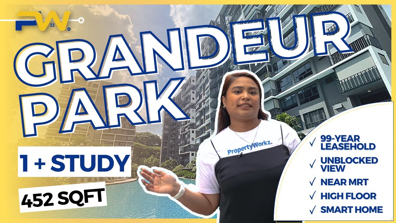 Grandeur Park Residences (1 Bedroom + Study) - High Floor, Unblocked View | HOME TOUR | District 16