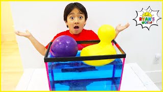 Learn Sink or Float Experiments For Kids with 1hr kids learning video!!