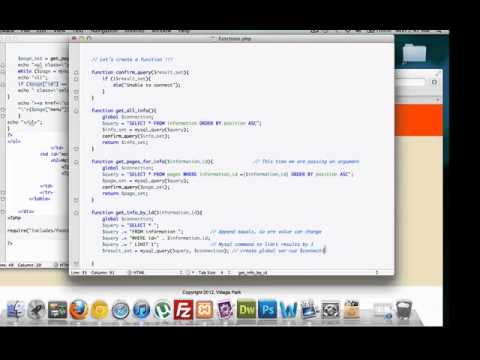 Building a CMS with PHP part 34 - Finding Info 2