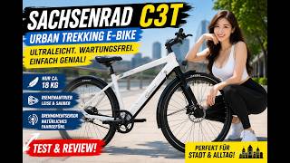 SachsenRAD C3T E-Bike Test 🚴 Ultraleichtes Urban Trekking Pedelec mit Riemenantrieb überrascht!