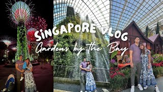 SINGAPORE VLOG: Gardens by the Bay (Flower Dome, Cloud Forest, Supertree Observatory (Day 2, Part 2)