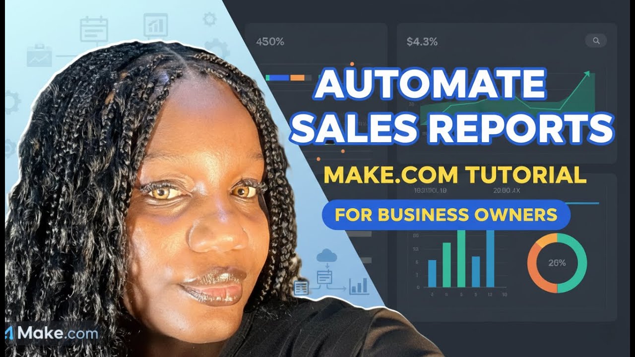 Make.com automation for daily sales reports tutorial