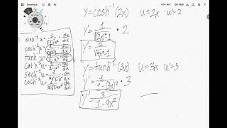 How to derive inverse hyperbolic functions