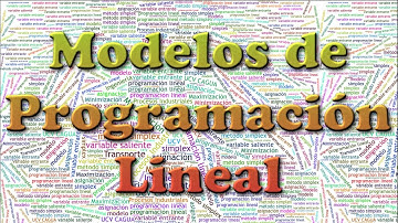 Modelos de Programación Lineal