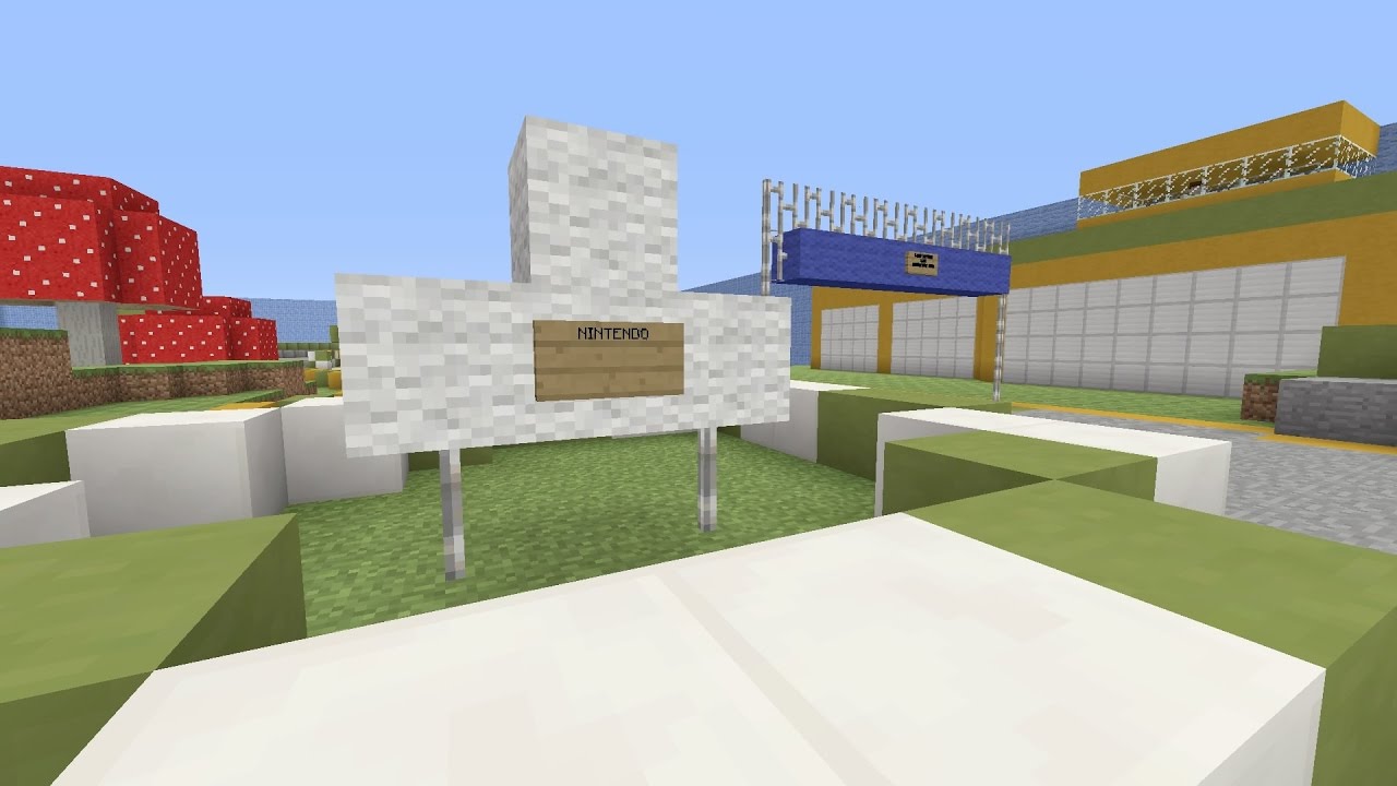 GCN Luigi Circuit in minecraft - YouTube