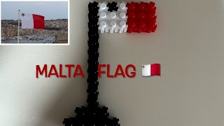 Flag of Malta🇲🇹|Malta flag|learn about flags#countryflags#worldflags #buildingblocks #malta #flags