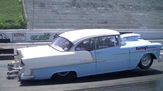 Pro Street 1955 Chevrolet Bel Air 1/4 Mile