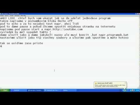 Video: Jak Vytvořit Program