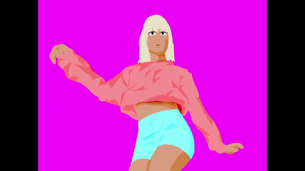 2D ANIMATION SHUFFLE DANCE made with BLENDER