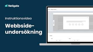 Webbplatsundersökning  | Netigate