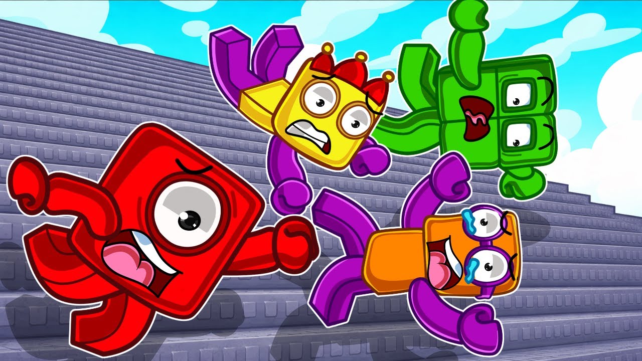 NUMBERBLOCKS BECOMES RAGDOLLS!! - YouTube