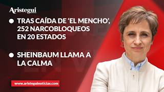 Aristegui EN VIVO: Caída de ‘El Mencho’ desata violencia y suspensión de actividades | 23/02/2026
