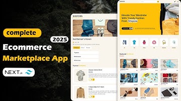 Build and Deploy Complete Next.js App - React.js Ecommerce Marketplace App
