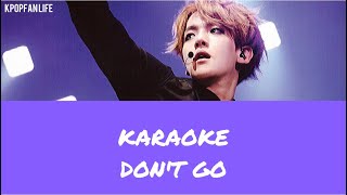 [KARAOKE] EXO - DON'T GO ( romanized )