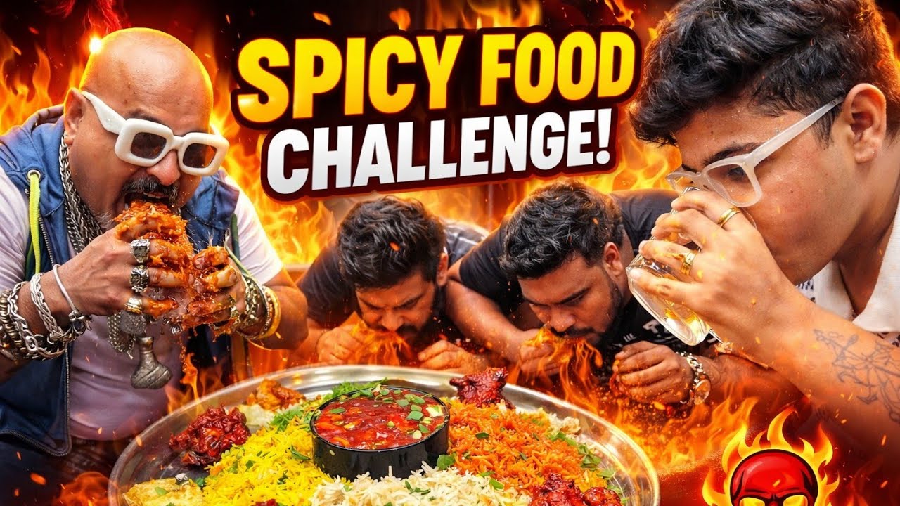 Chinese Platter Eating Challenge 😱 @kandalovers4617 @WakeNBite 