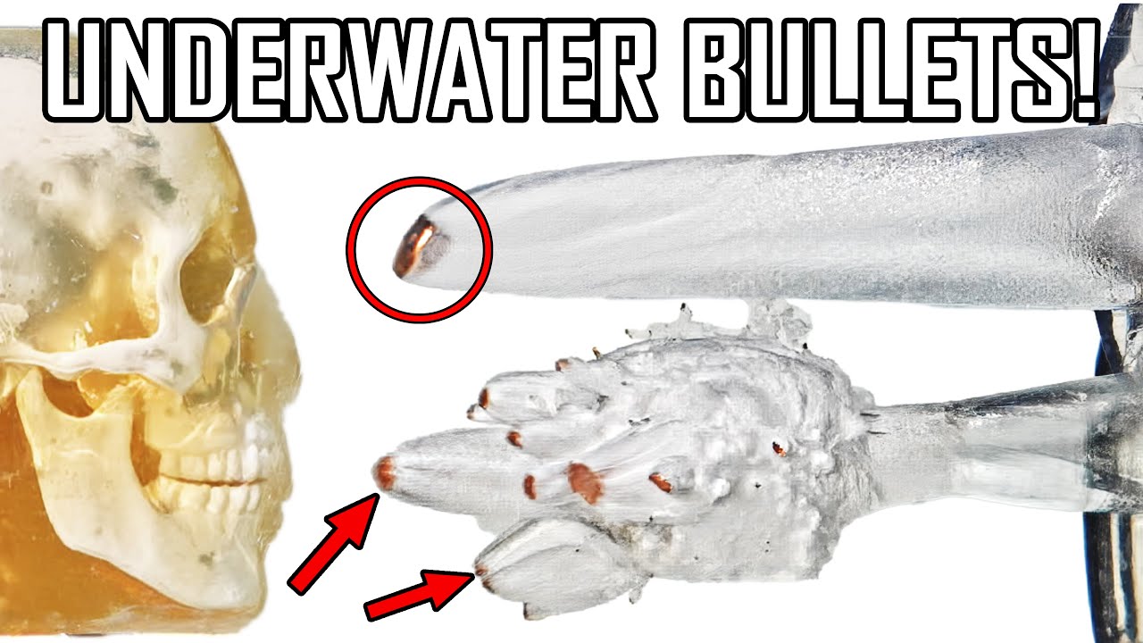 How Much Water is Bullet Proof FMJ vs Hollow Point   Ballistic High Speed