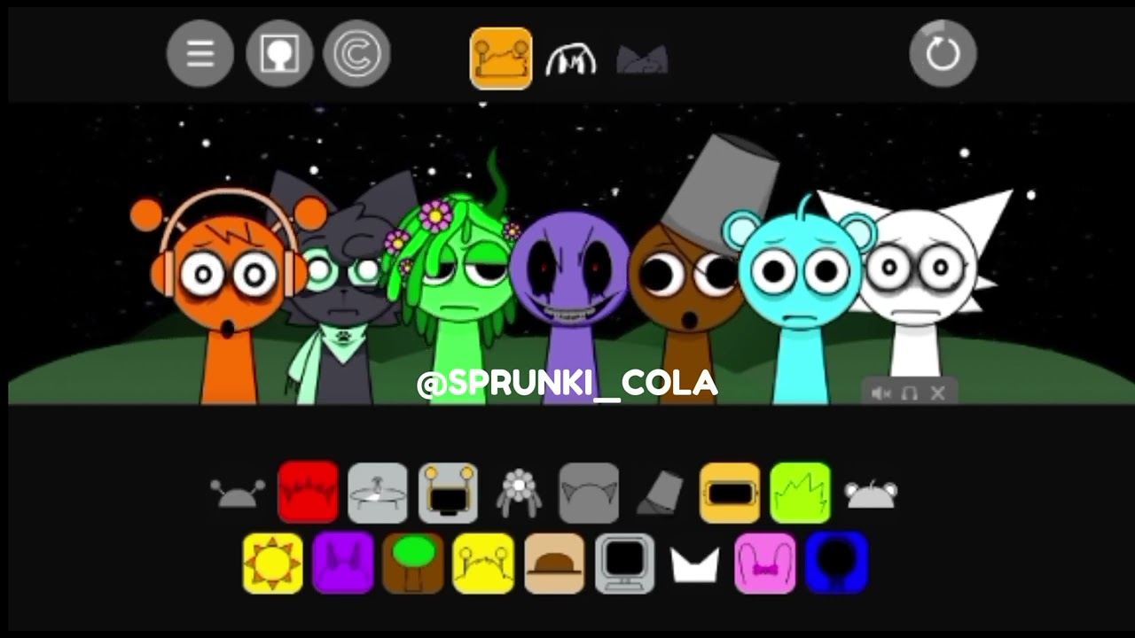 Playing "Incredibox Sprunki - Crazy's Realm Remake"! 