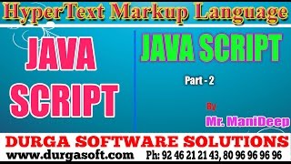 GUI  || JavaScript Part  - 2 by Manideep