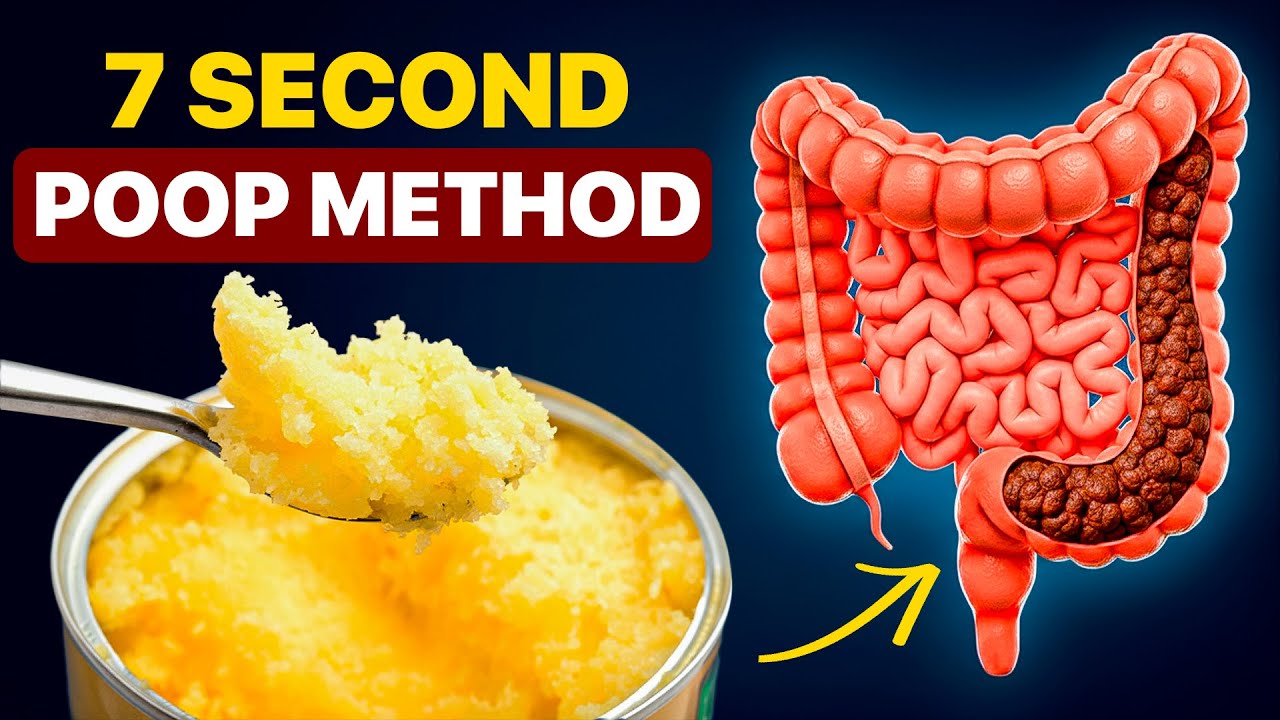 7-Second Trick to Poop Instantly (Constipation Relief!) | Senior Health Tips