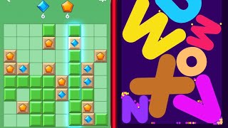 Block Blast Adventure Mode Puzzle 🧩 VS I Like ABC Words Puzzle Gameplay screenshot 2