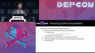 Famous DEF CON 25 Conference - Alvaro Muñoz, Alexandr Mirosh - Friday the 13th JSON attacks Wealth