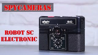 Spycameras: The Berning Robot SC Electronic 35mm Spy Camera.
