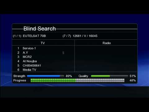Eutelsat 70B at 70.5°E | Channel List