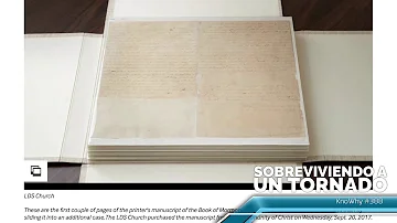 ¿A quién pertenece el manuscrito original del Libro de Mormón?