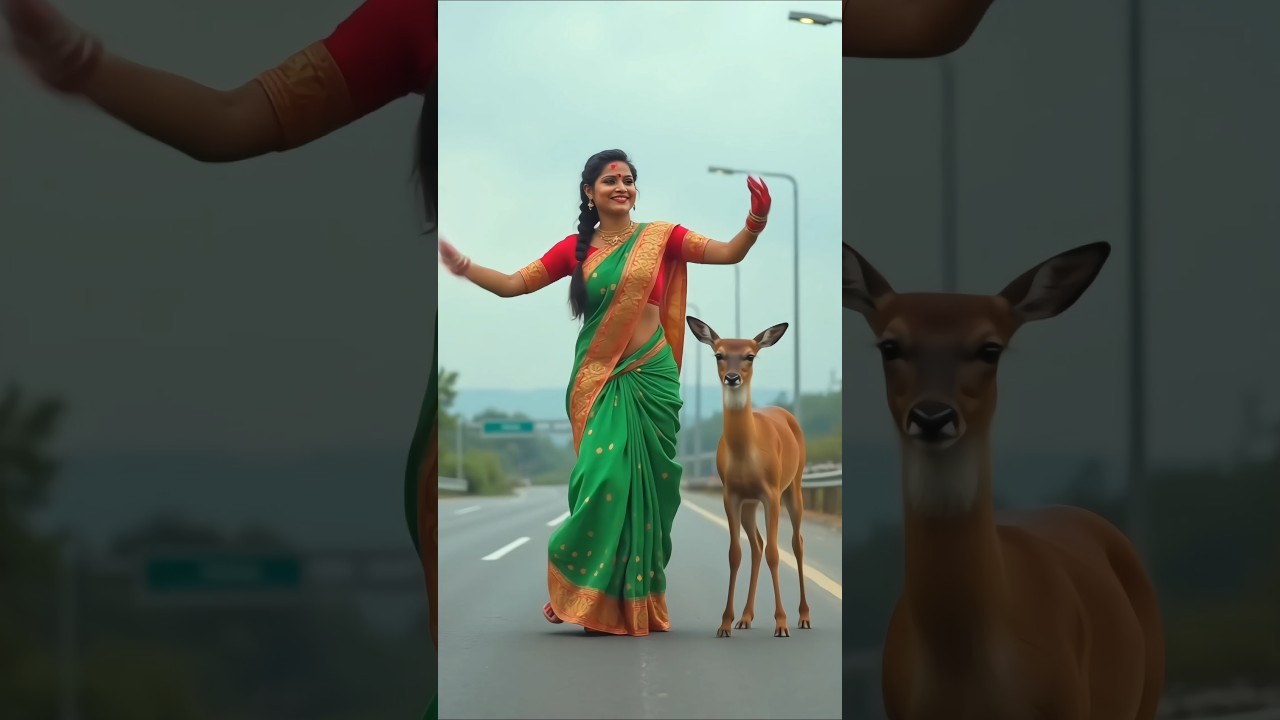 She Danced with a Deer & Transformed! 😱🦌✨ | 