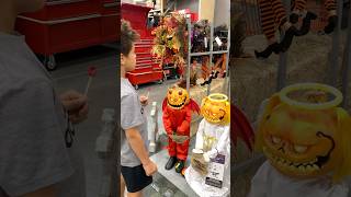 Robbie Meets the Good &amp; Evil Twins at Home Depot 😳🎃