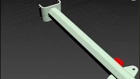 Steel Part Drawn with SolidWorks Imported with 3ds Max
