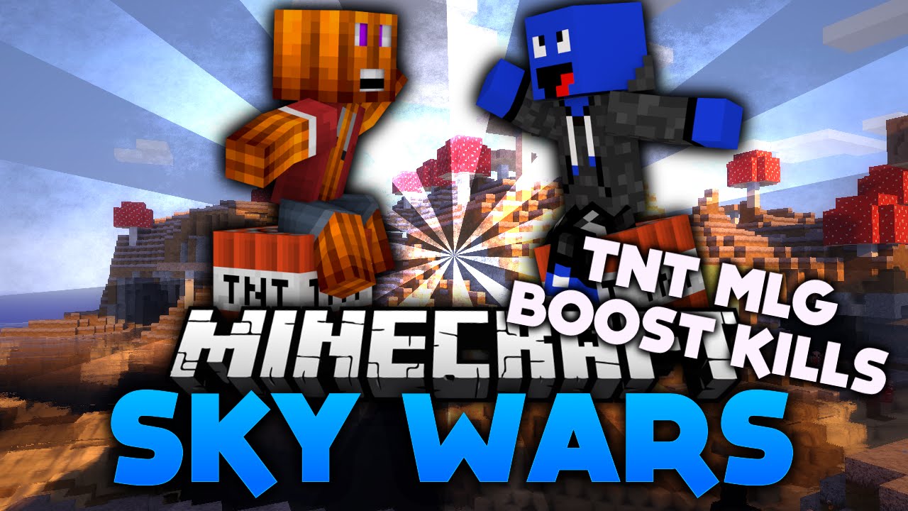 MLG TnT Boost Kills! - Minecraft Sky Wars! | DieBuddiesZocken