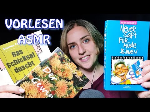 ASMR ENTSPANNTES VORLESEN für ERWACHSENE -relaxed Storys for ADULTS (german/deutsch)