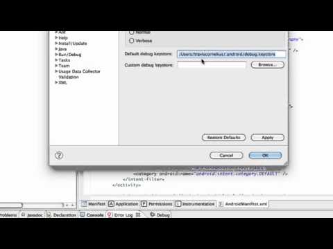 Android Application Development Tutorial   130   Obtaining Google Maps API debug key