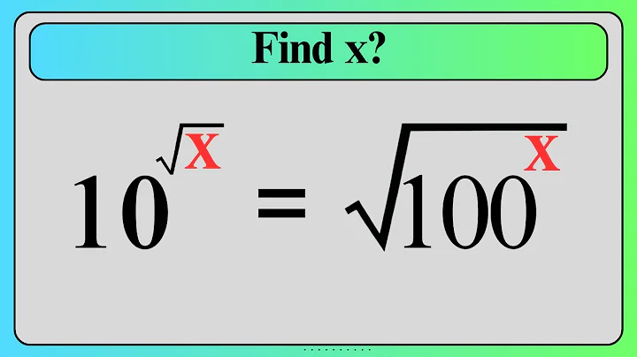 Nice Exponent Math Simplification | Find the Value of X