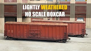 Lightly Weathering an HO Scale Boxcar