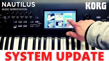 KORG NAUTILUS - System Update
