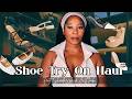 MASSIVE SHOE HAUL: Fall + Summer Shoes Try On HAUL! | SHOES DAZZLE | JUST FAB | Charity X Style
